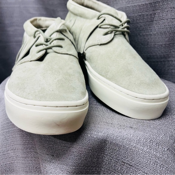 Clear Weather Men's One-O-One Suede Fringe Sneakers in Elm US 10 - Picture 3 of 10